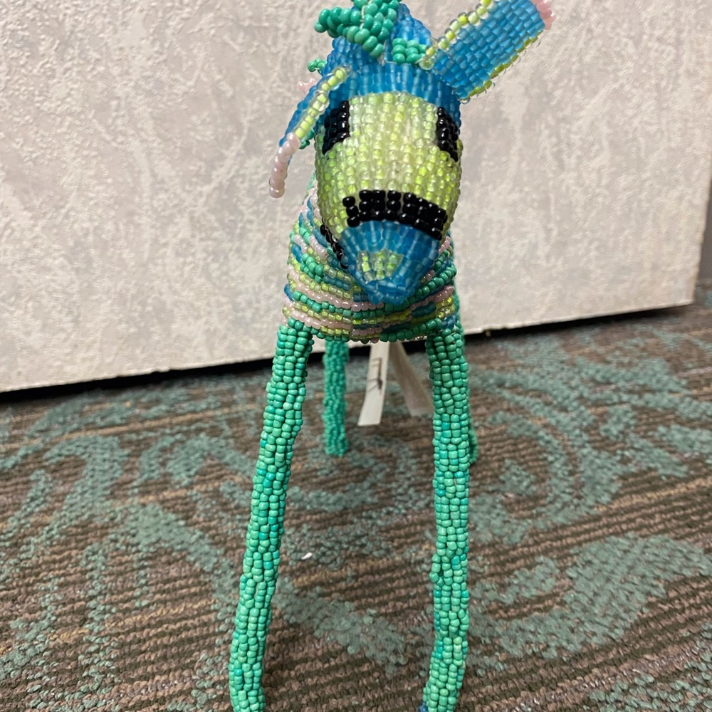 Hand beaded horse by Monkey-biz